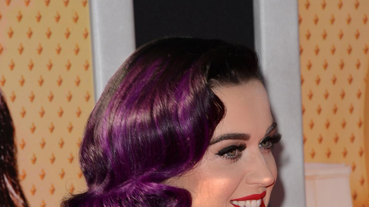 El pelo morado de Katy Perry