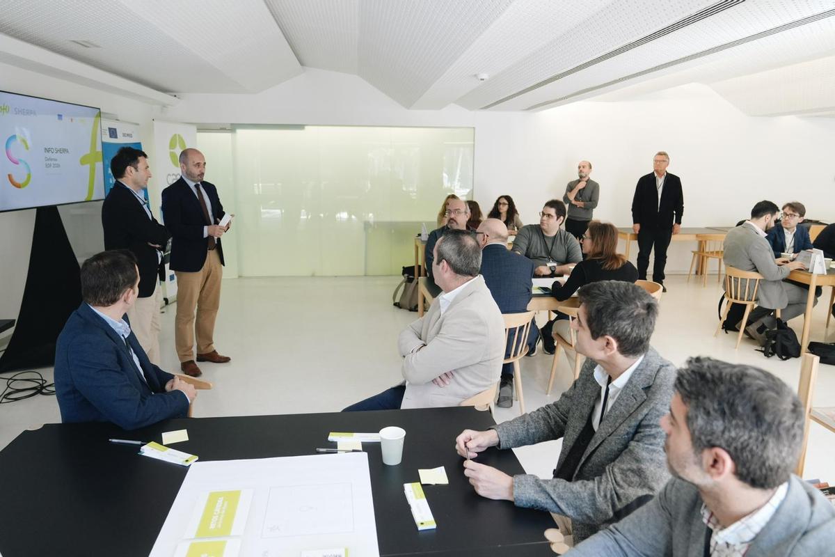 El director del Info, Joaquín Gómez, durante la celebración de la cuarta edición de ‘Info Serpha’.