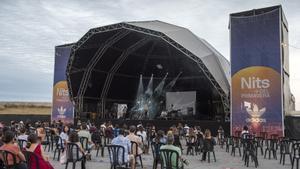 Concierto del Primavera Sound del 2020 en el Anfiteatro del Fòrum con medidas anticovid.