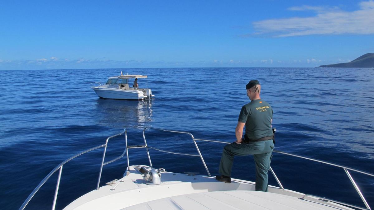 La Guardia Civil decomisa en La Palma 16 kilos de pulpo y pescado
