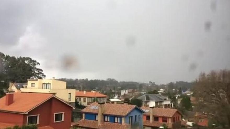 Tormenta eléctrica en A Coruña y su comarca