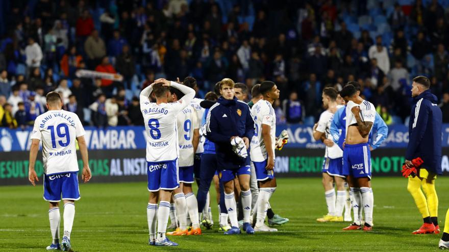 El Real Zaragoza ocupa puestos de descenso como local