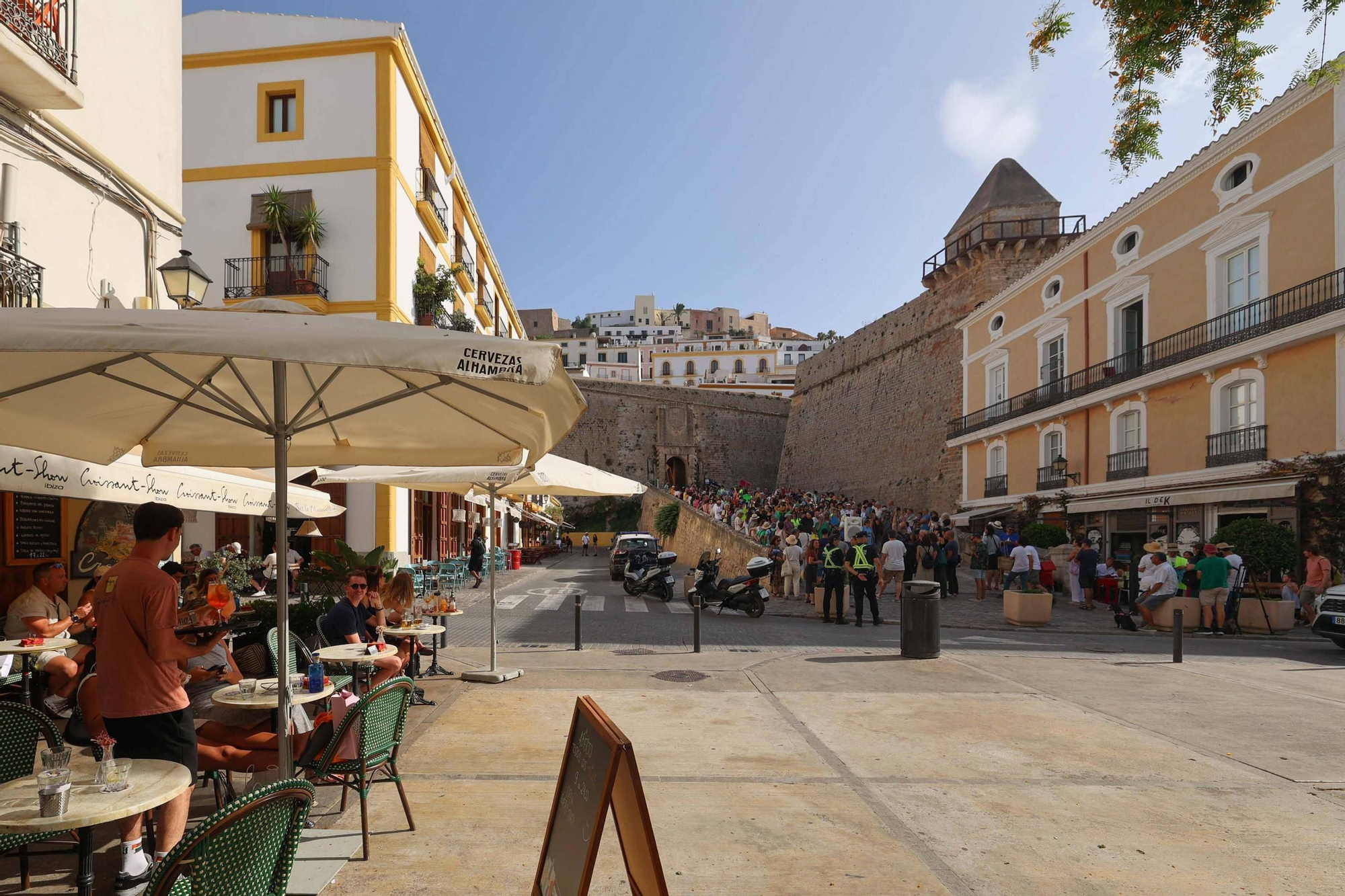Manifestación contra la masificación turística en Ibiza