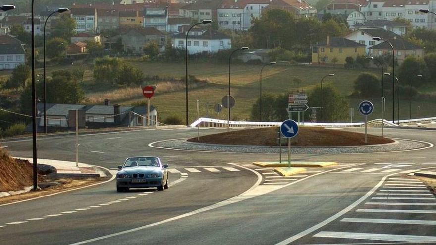 Vistas del casco urbano de Lalín desde la Ronda Este. // Bernabé/Javier Lalín