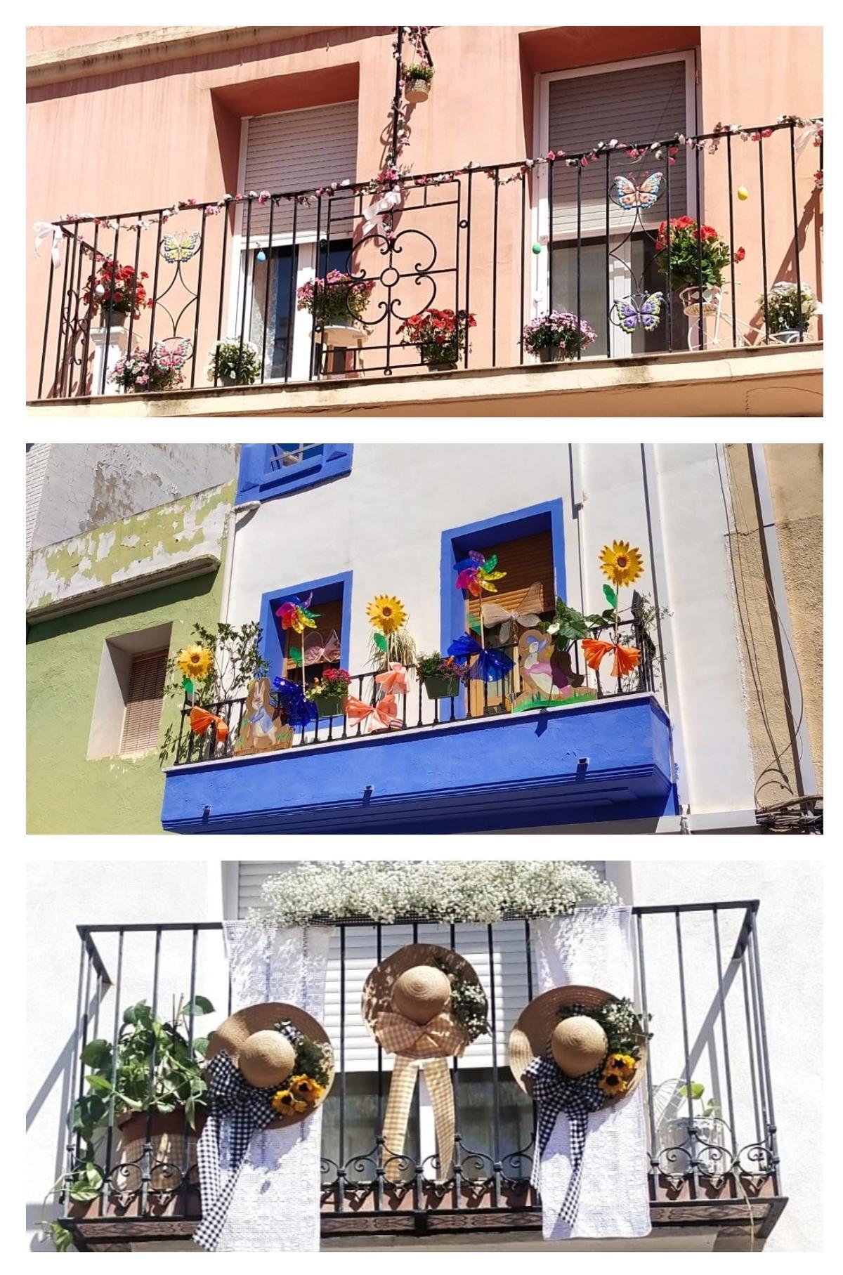 Los balcones.