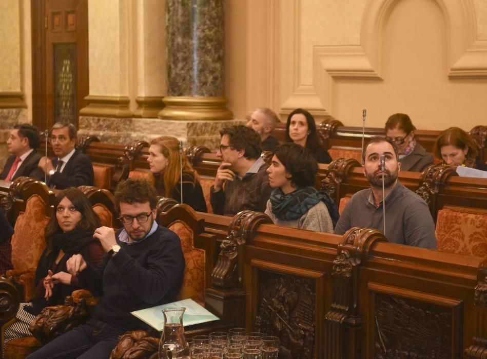 Pleno municipal en A Coruña 6 de marzo