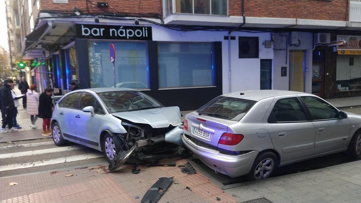 Accidente en Zamora en la calle Monsalve.