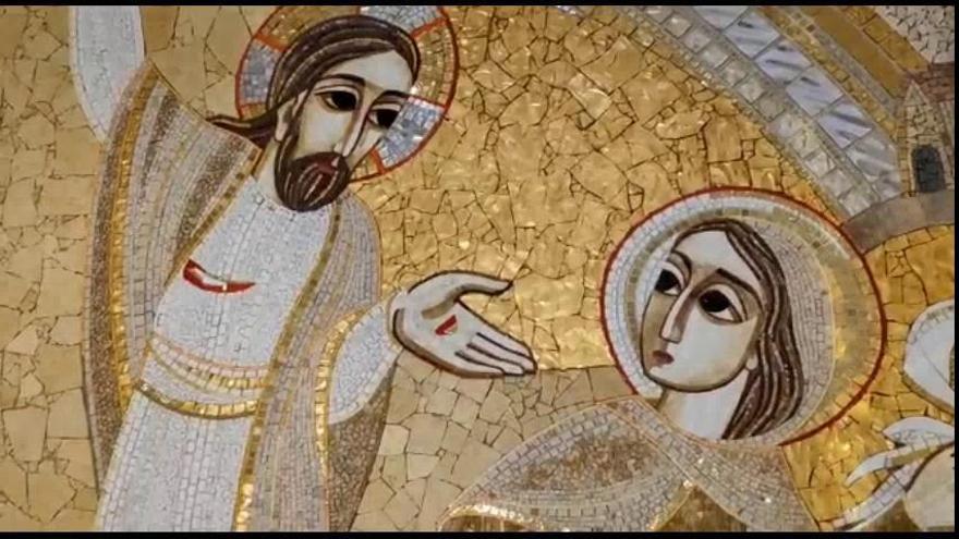 Així són els mosaics que Marko Rupnik està creant a la Cova