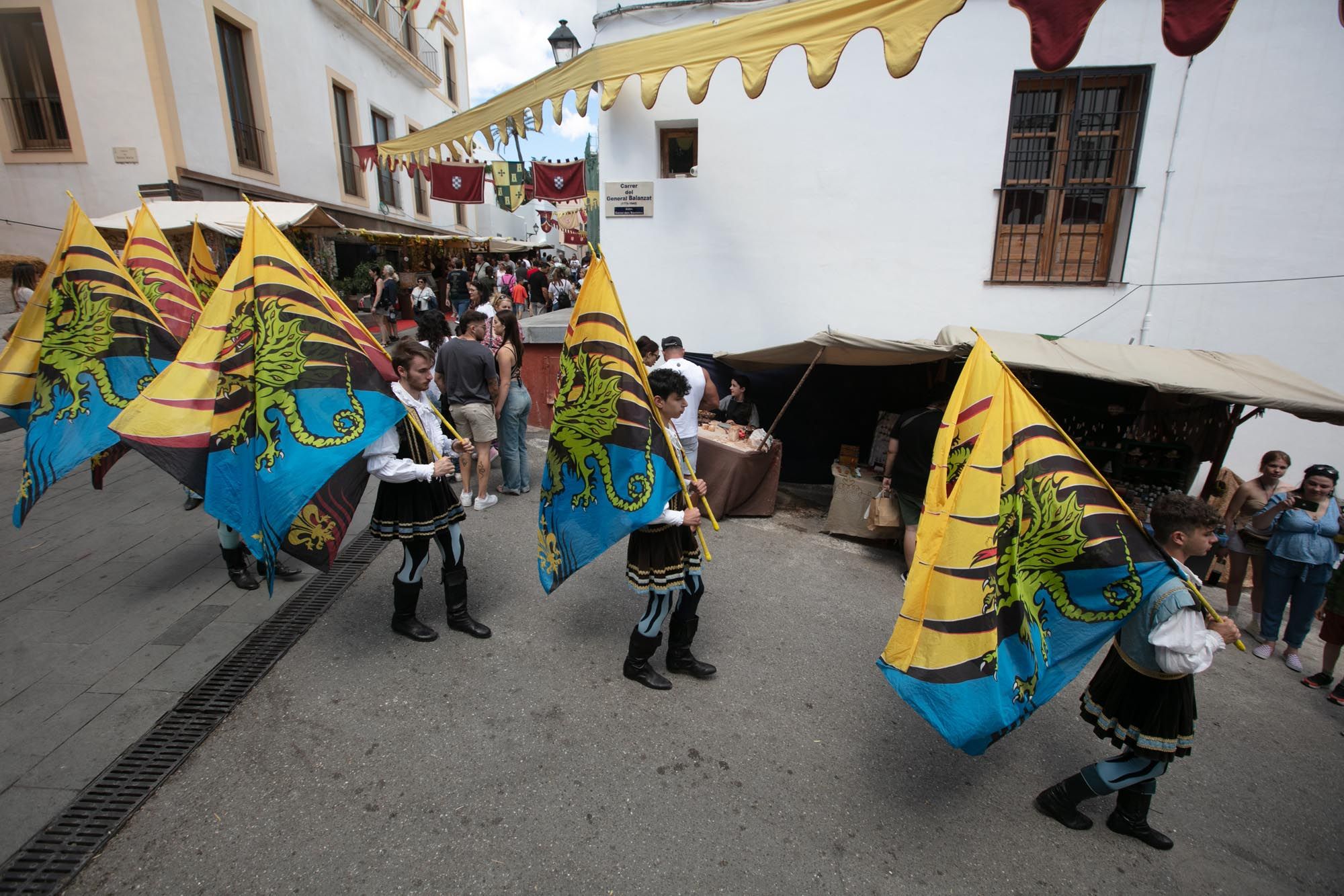 Última jornada de la Feria Ibiza Medieval 2023