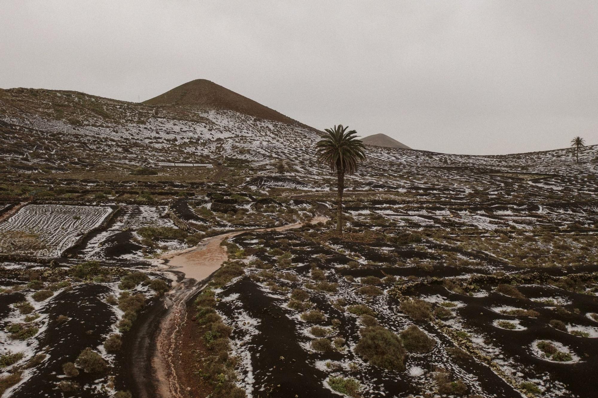 Granizada en La Geria (04/02/2023)