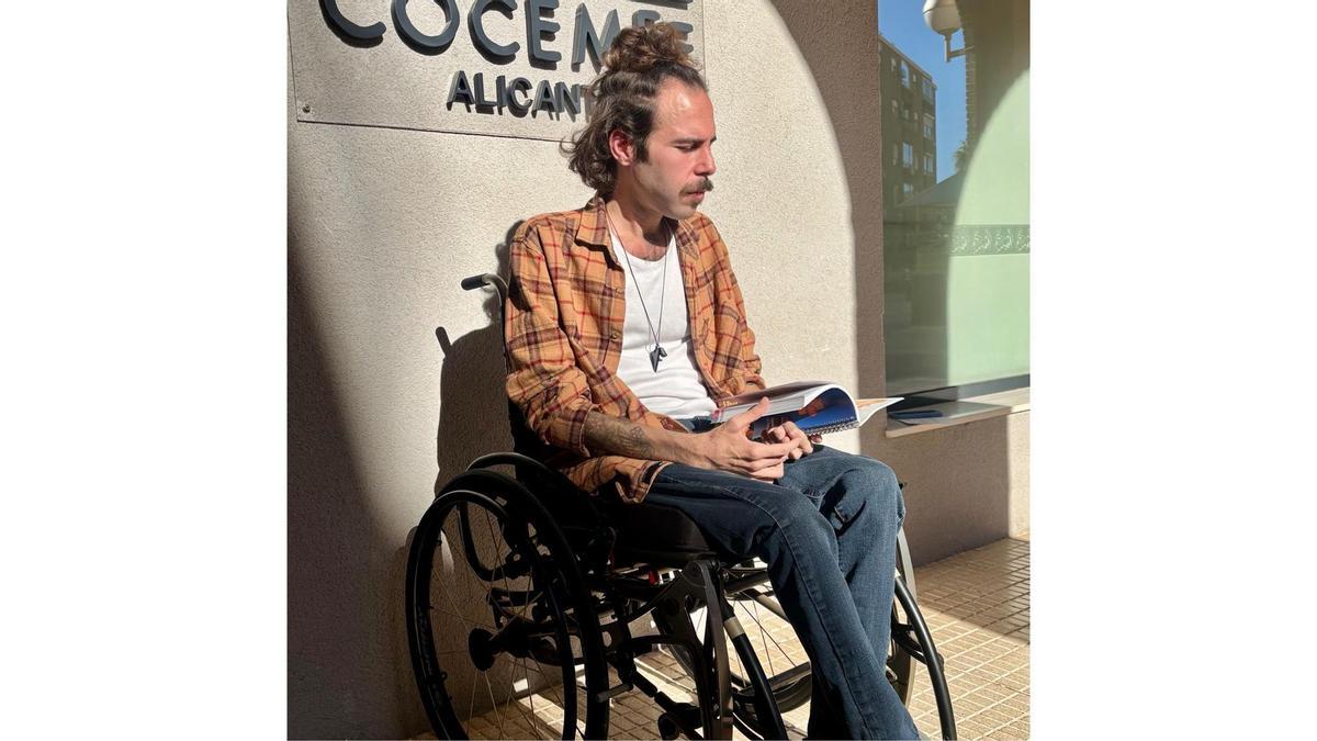 Sergio Esteve en un momento de la formación del programa Incorpora.