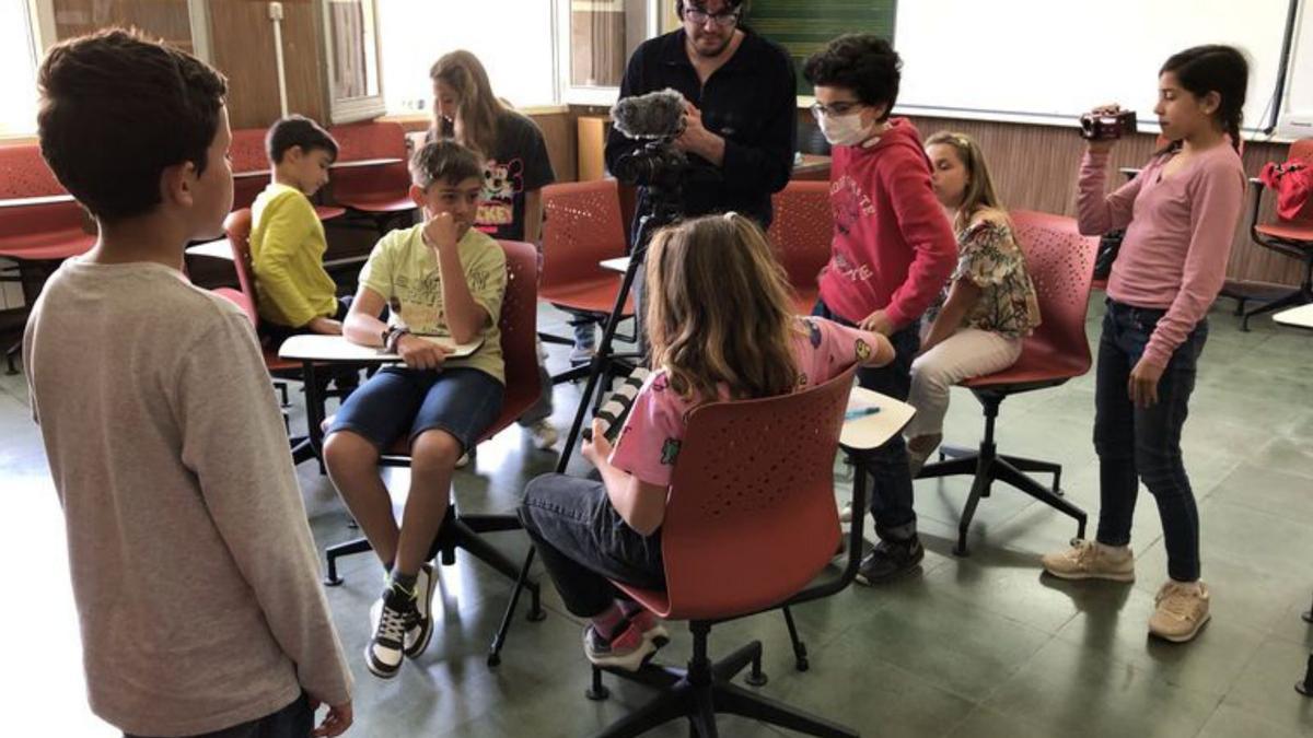 Rodaje en el colegio Inmaculada Jesuitas