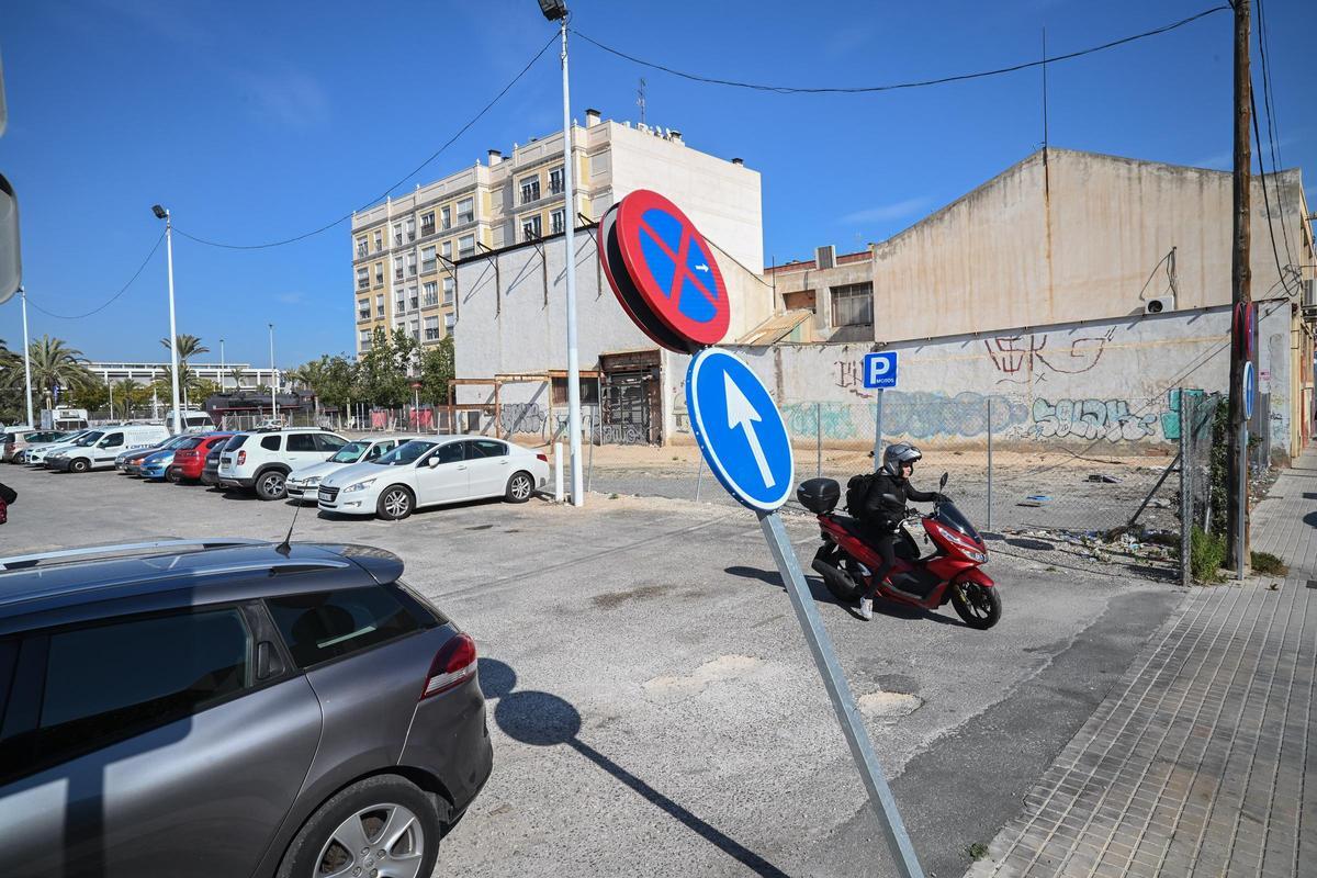 La parcela que se une al proyecto del Palacio de Congresos de Elche