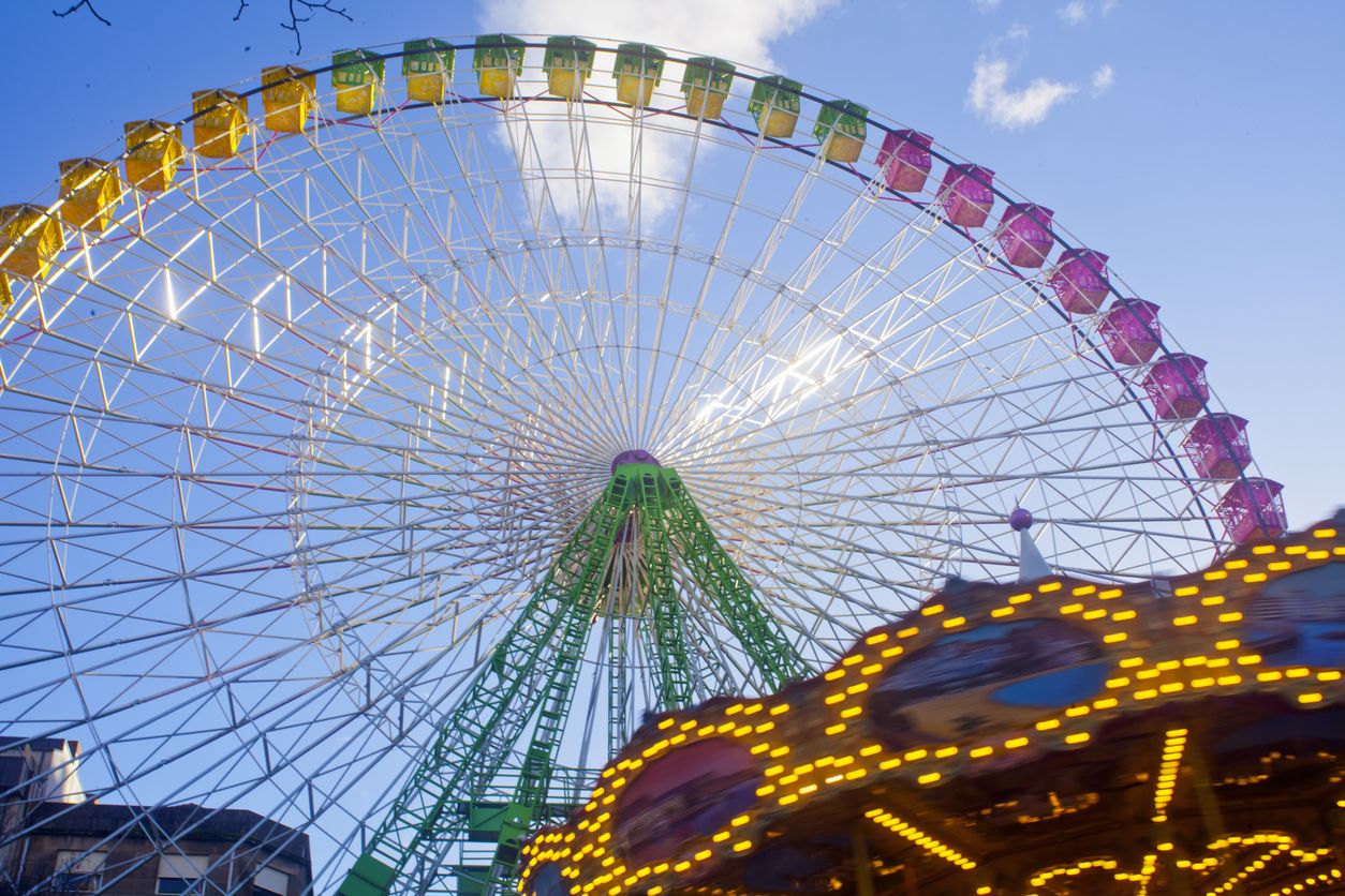 Noria en las navidades de Vigo.