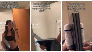 El vídeo viral del momento en TikTok: "¿Cómo es posible que el espejo sepa que eso está ahí?"
