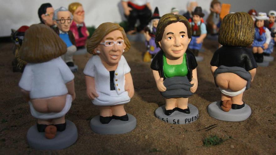 Ada Colau, Manuela Carmena i Pedro Sánchez, nous caganers per aquest Nadal