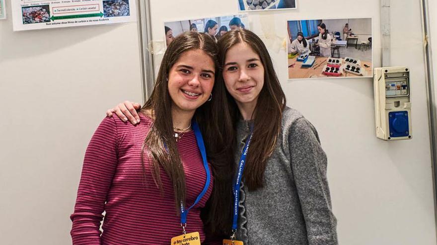 Eila Lago y Natalia Pérez, en Galiciencia.