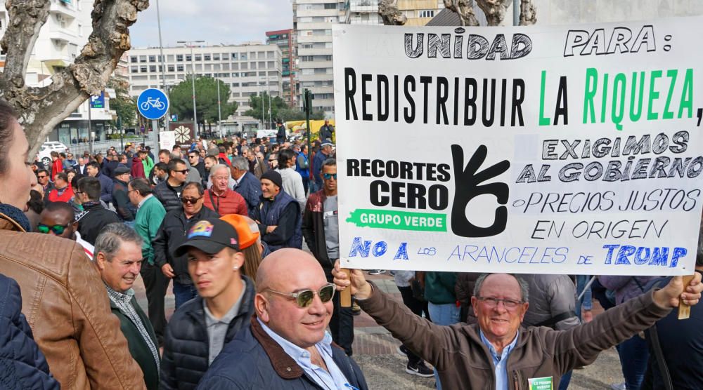 Así ha sido la manifestación de los agricultores