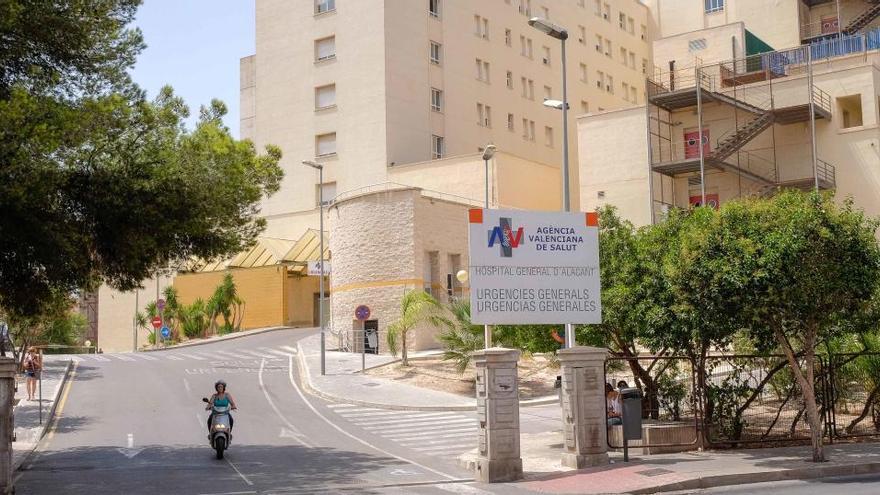 Imagen del Hospital General de Alicante donde fue trasladada la niña.