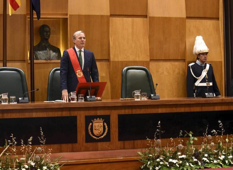 Toma de posesión de Jorge Azcón como alcalde de Zaragoza