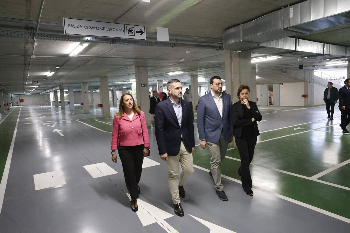 EN IMÁGENES: Así es el nuevo parking disuasorio de la avenida Portugal de Gijón