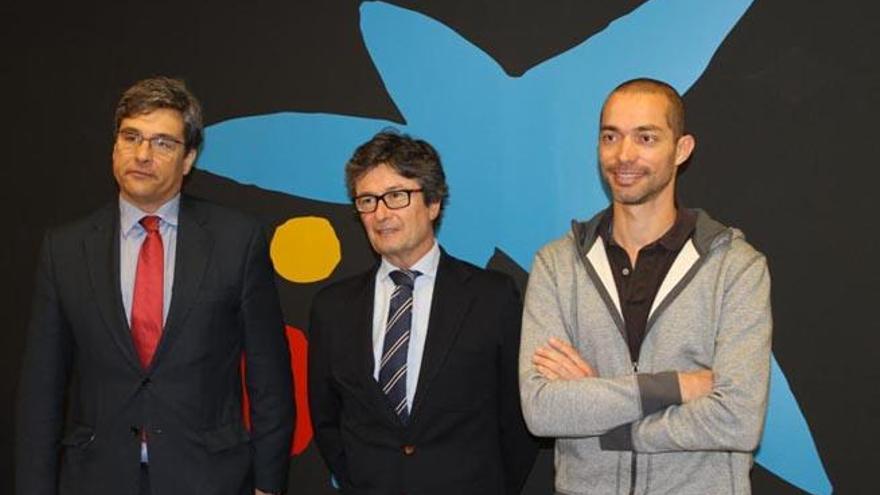 Juan Ruiz Arzola, Andrés Orozco y Jaime Padrón, ayer, en la presentación.