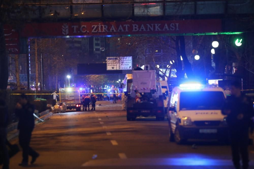 Atentado terrorista en el centro de Ankara