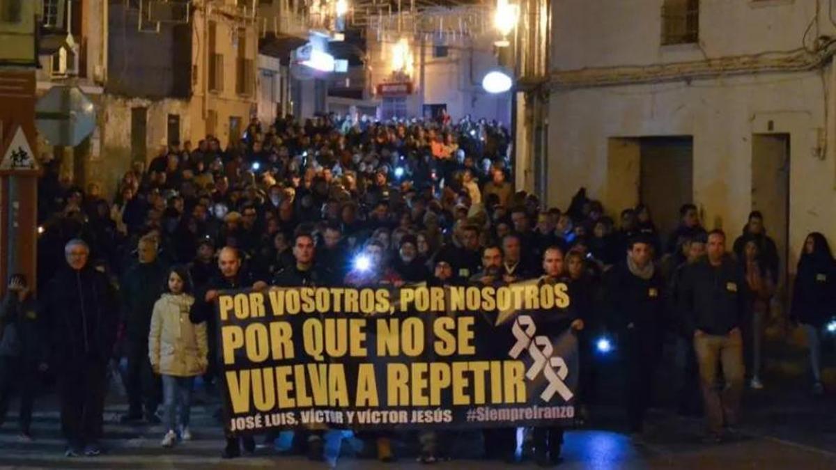 Manifestación por el triple asesinato que perpetró ‘Igor El Ruso’ en Andorra en diciembre de 2017