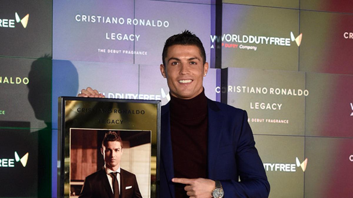 Cristiano Ronaldo presenta su primera fragancia