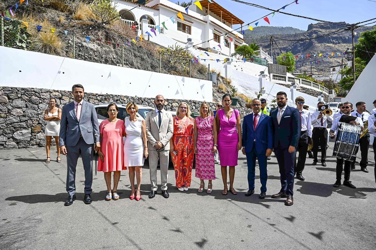 Procesión de La Milagrosa, patrona del Risco de Faneque, Agaete