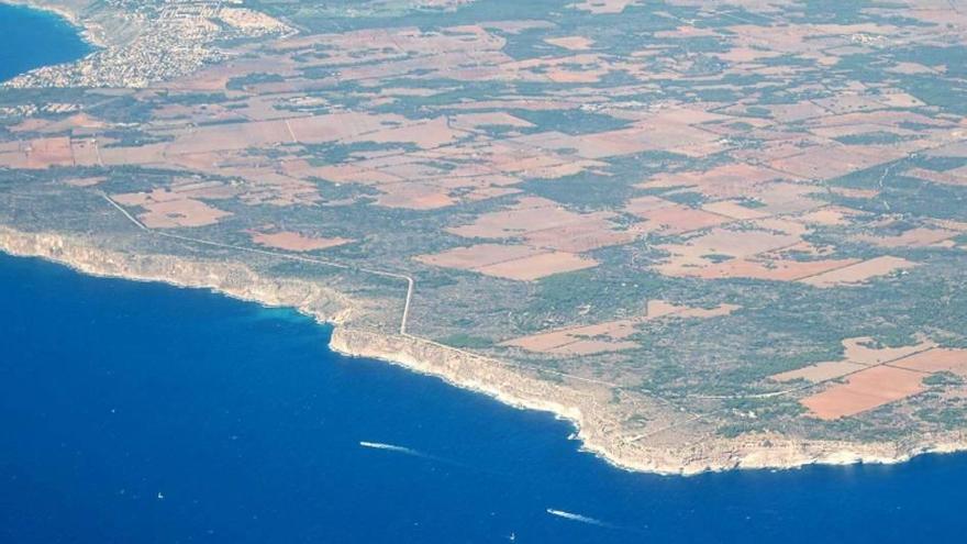 Vista aérea de la Marina, en el municipio de Llucmajor.