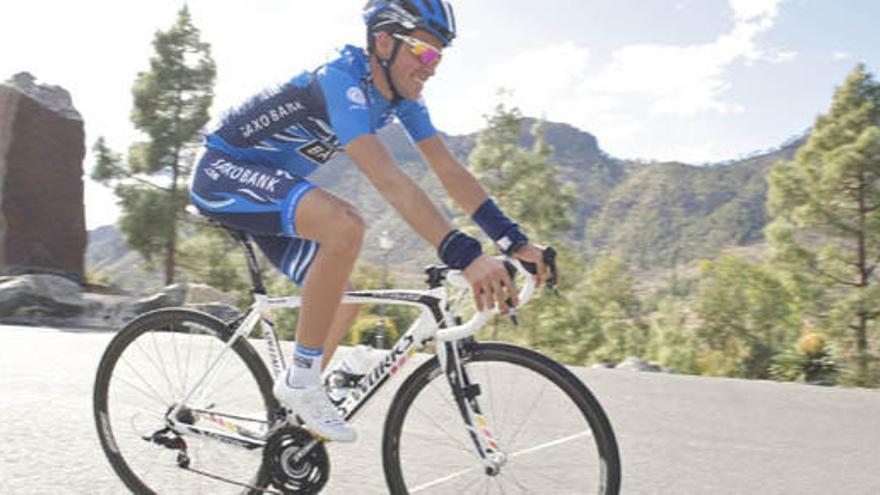 Contador recorre Gran Canaria