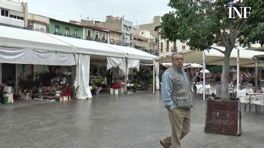Los floristas del Mercado Central exigen el final de las obras de las nuevas instalaciones