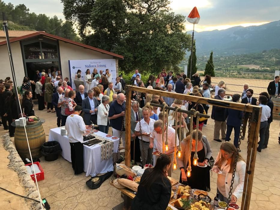 Gute Stimmung herrschte bei der Preisverleihung der MZ auf dem Castell Miquel nahe Alaró.