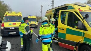 Tres jóvenes muertos y otros dos heridos graves en un accidente en Leganés (Madrid)