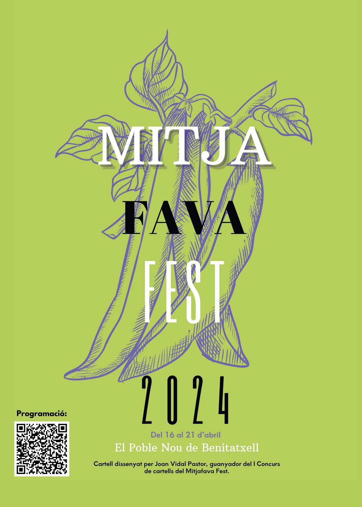 El original cartel del Mitjafava Fest
