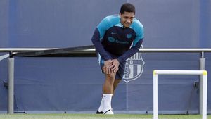 Vitor Roque, en un entrenamiento del Barça en la ciudad deportiva de Sant Joan Despí