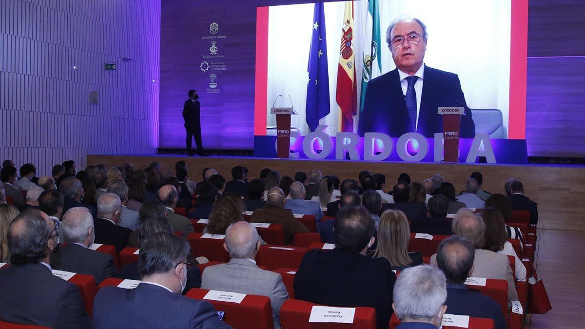 Antonio Díaz, en el Foro de la Base Logística del Ejército organizado por Diario CÓRDOBA.