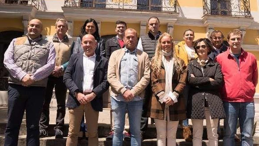 La candidatura de Foro en su presentación.