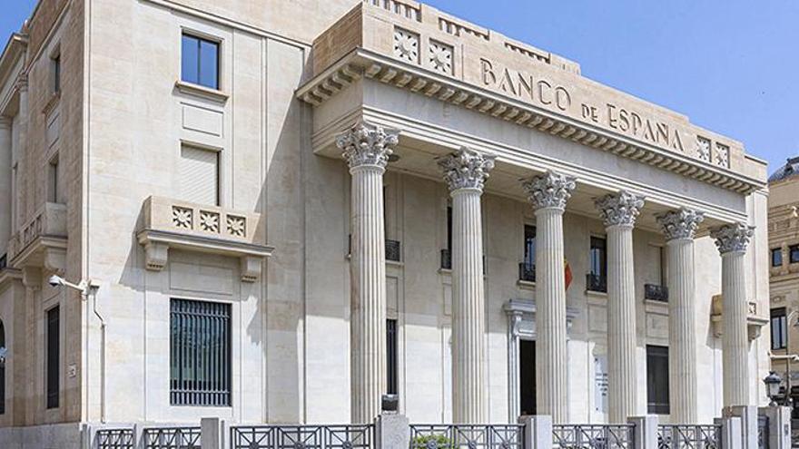Una imagen del Banco de España en Málaga.