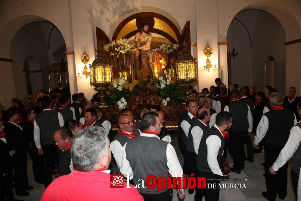 Encuentro en Lorca del Cristo de la Sangre, Señor de la Penitencia y la Virgen de la Soledad