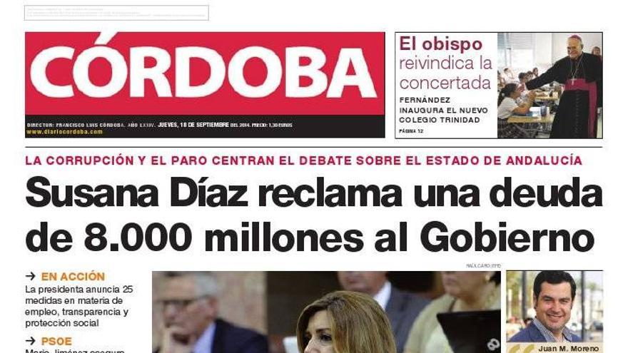 La portada de CÓRDOBA