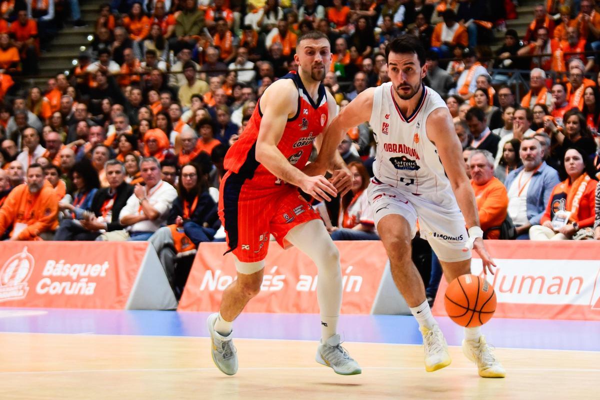 El derbi entre el Básquet Coruña y el Obradoiro en imágenes El derbi entre el Básquet Coruña y el Obradoiro en imágenes