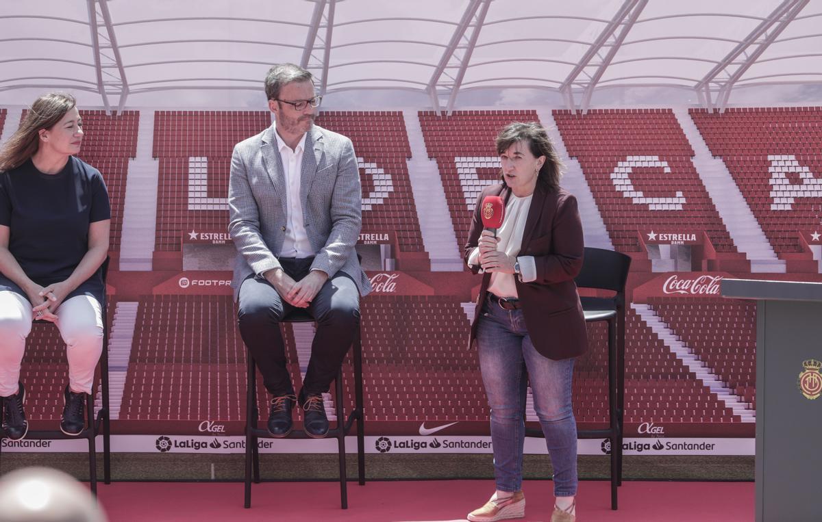 Presentación de las obras de remodelación del estadio de Son Moix ...