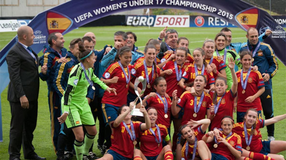 España ganó por última vez el Europeo sub'17 en 2015