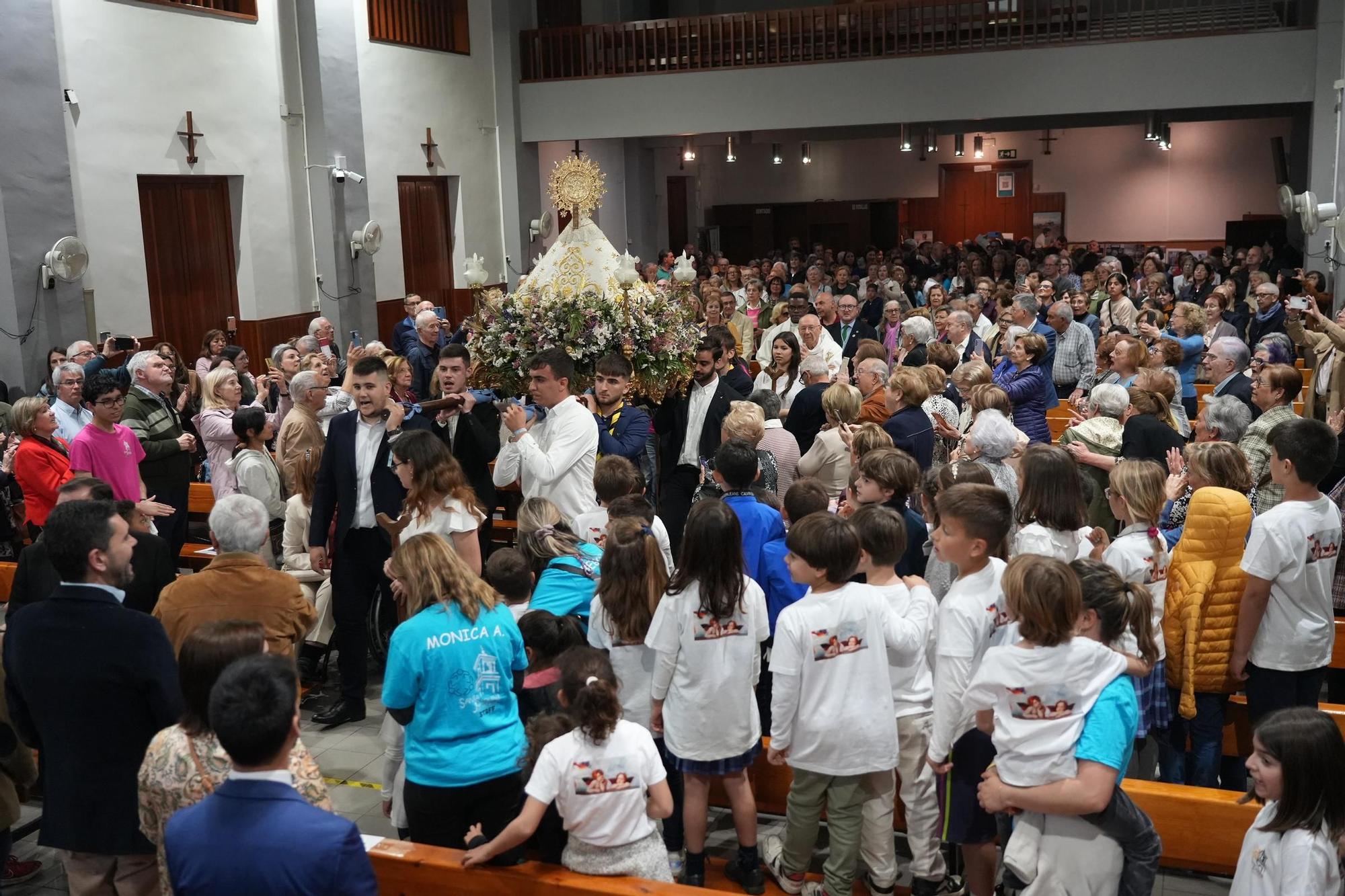 Traslado de la Virgen del Lledo a la parroquia Santa Joaquina de Vedruna de Castelló