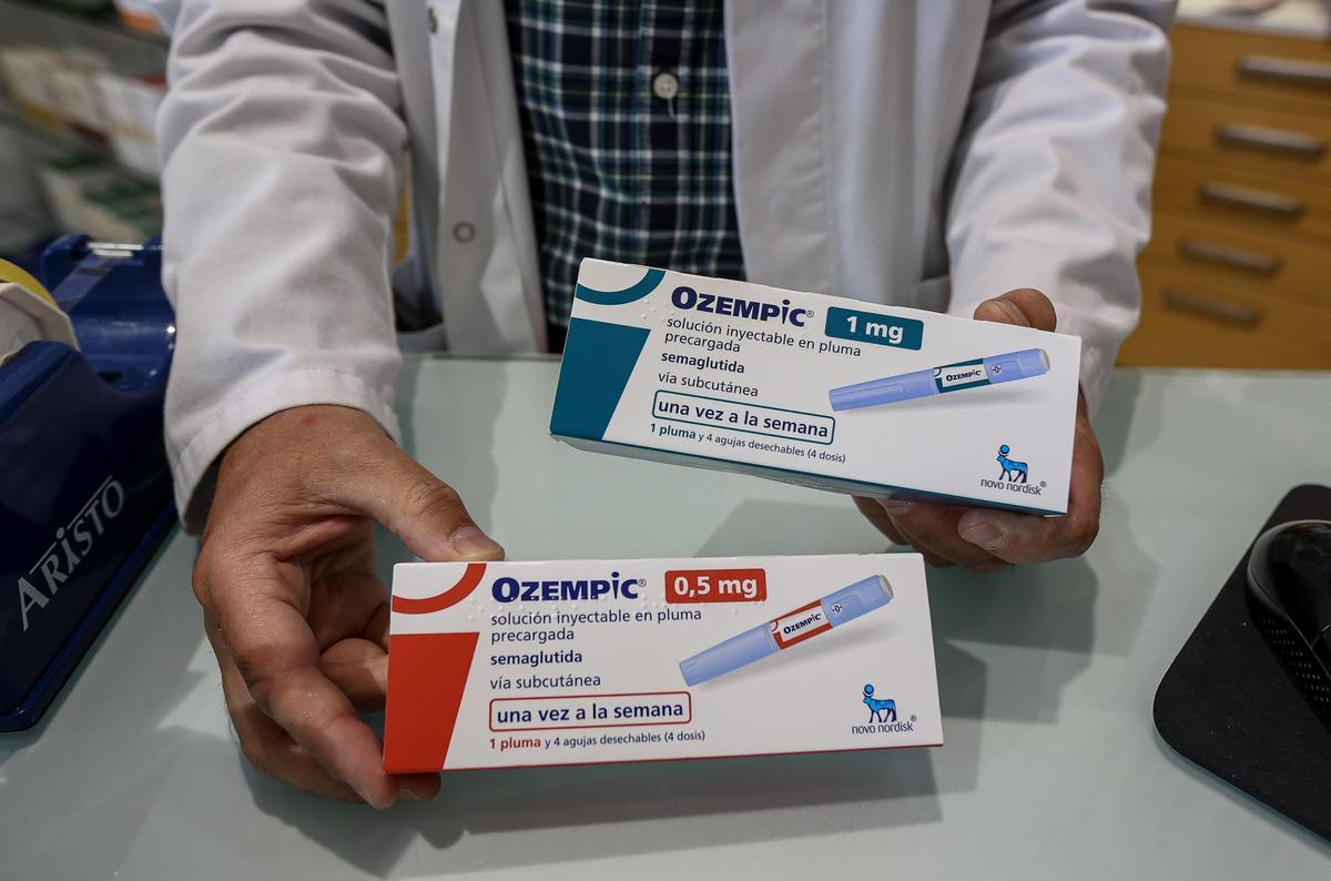 Cajas de Ozempic hace unos meses cuando empezaron a llegar a las farmacias de Alicante tras un primer desabastecimiento