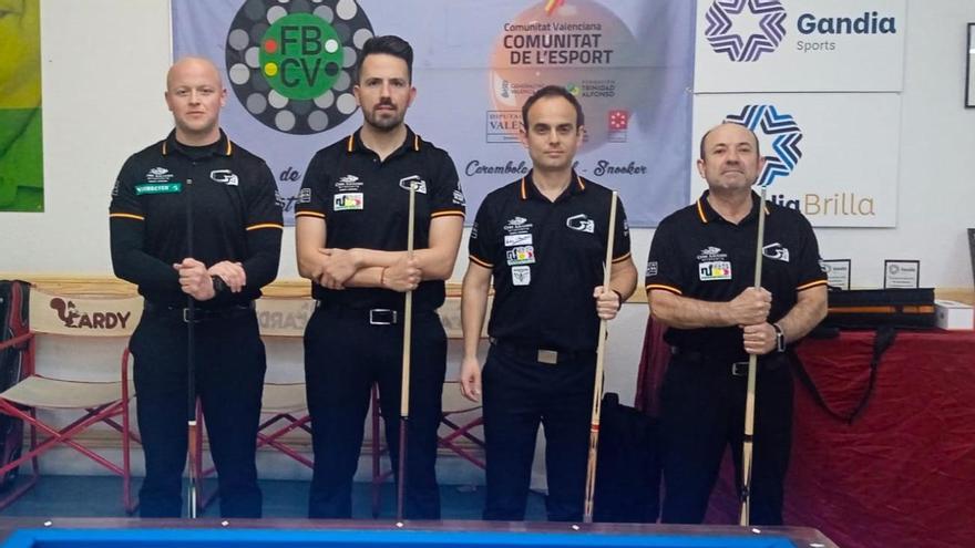 El equipo de 1ª División Nacional del Chef Amadeo Gandia Billar