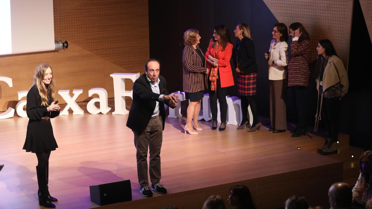 Los profesionales de Cambyo en la sesión de coaching de la pasada edición de eWoman en Zaragoza.