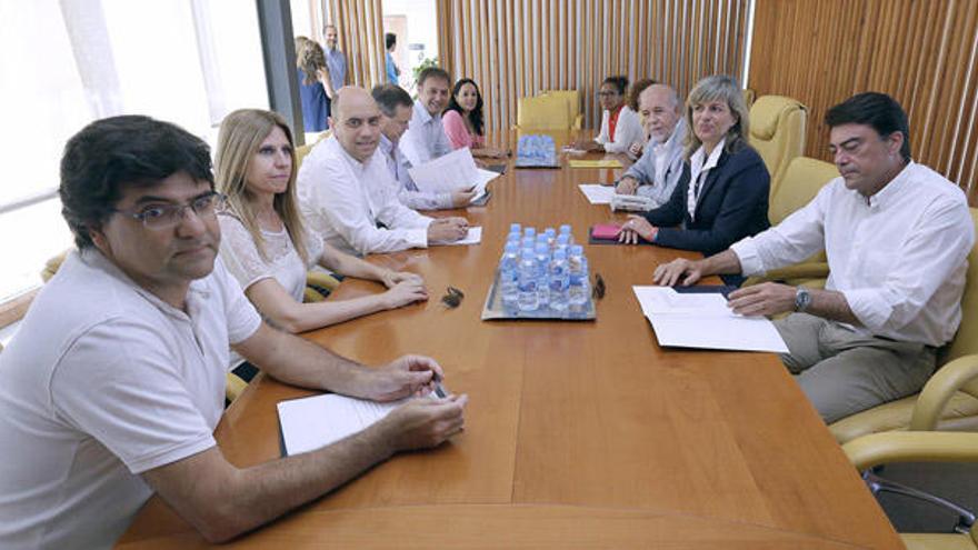 La reunión celebrada hoy